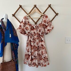 Altar'd State Autumn Floral Dress